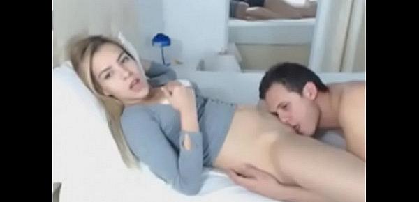  husband cant stop eating his wifes sweet pussy